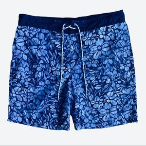 Goodfellow & Co Blue Print Swim Trunks Shorts